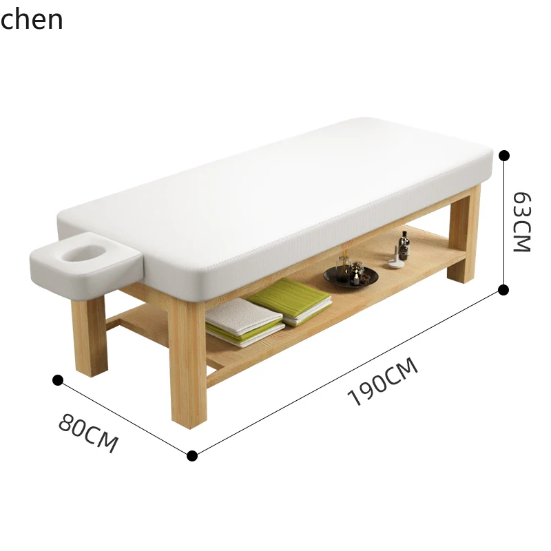HXL massage bed solid wood beauty bed high-end beauty salon special massage treatment bed