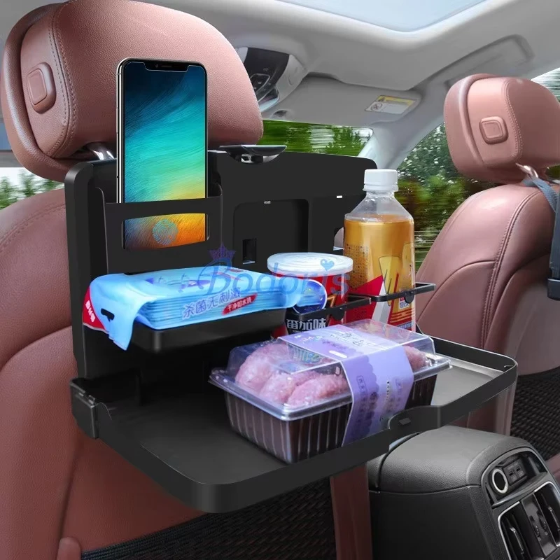 For Toyota Land Cruiser 200 Prado 120 FJ150 FJ120 FJ100 Bottle Cup Drinks Holder Desk Food Coffee Goods Board Travel Dining Tray