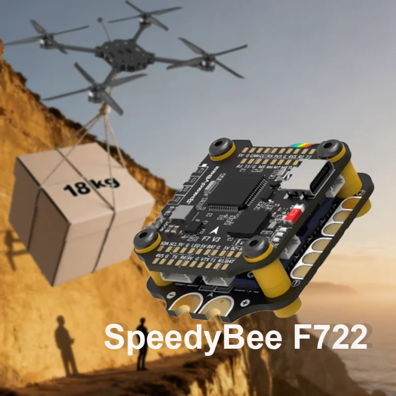 

SpeedyBee F722 Mini Flight Control System With 30mm Motor Four in One Power and 65A 32 Bit ESC Technology