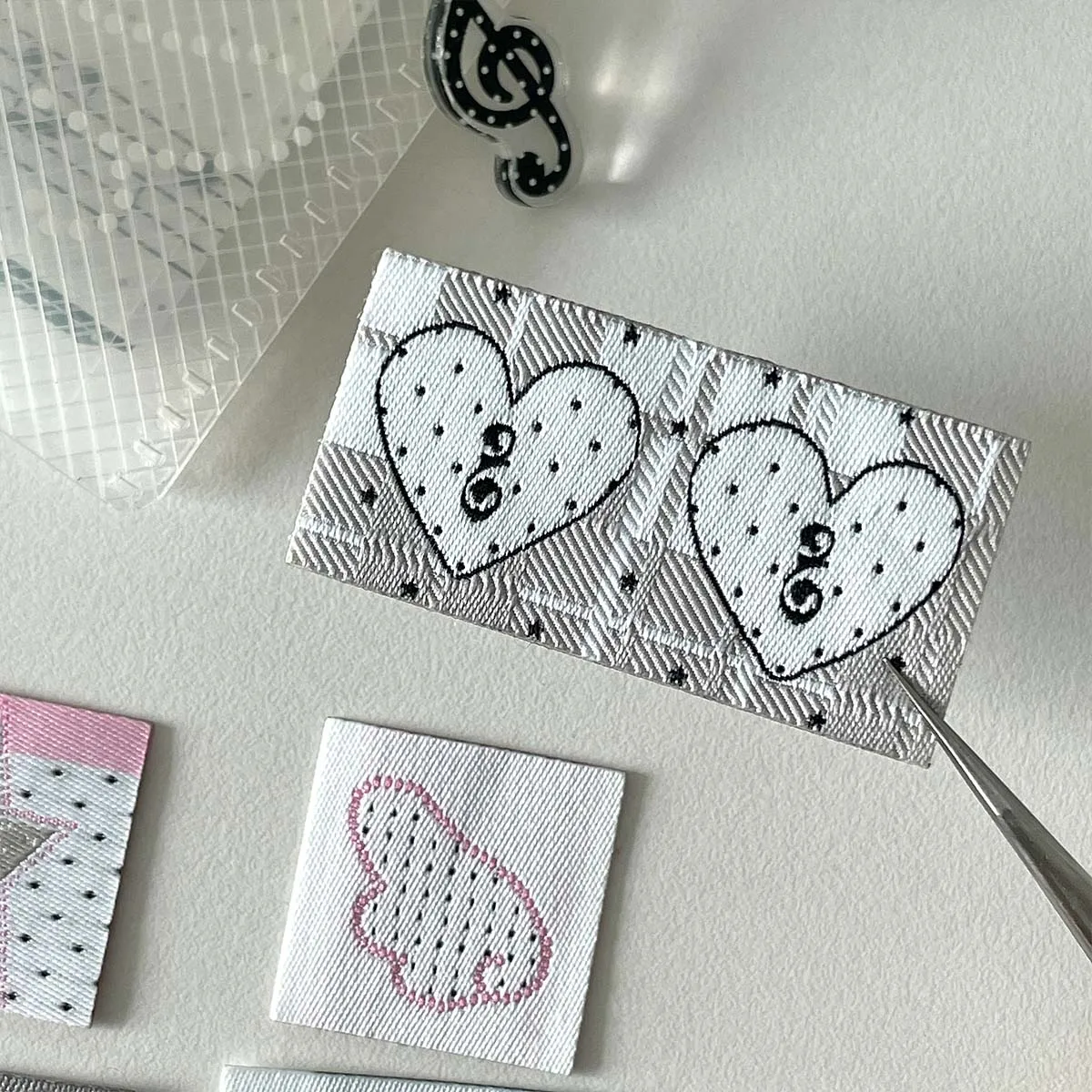 Kawaii تسمية مؤشر علامة التبويب القرطاسية ملصق التطريز محظوظ العلامة التسمية ملصق سكرابوكينغ بطاقة ذاتية اللصق