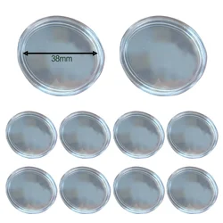 10Pcs 38/50mm Coin Capsules Case Transparent Round Coin Box Capsules Storage Coin Collection Holder Containers Home Supplies