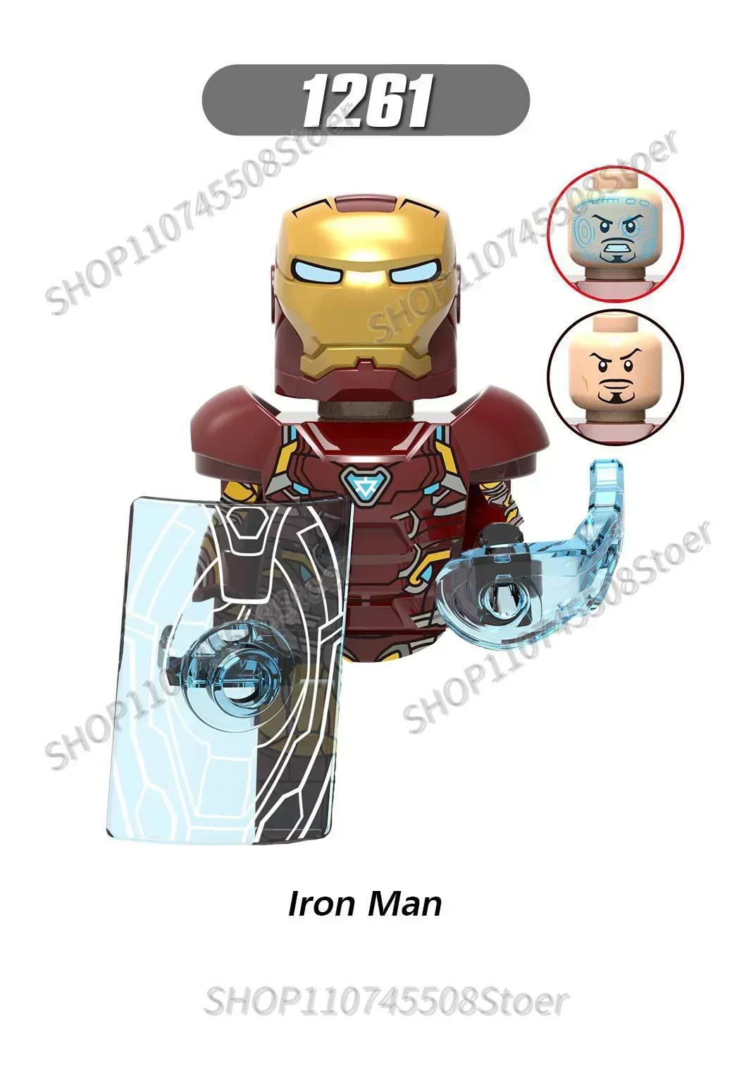 Heiße Sammelspielzeuge Marvel Bausteine Iron Man Thor Vision Mini-Bausteine Anime Partygeschenke