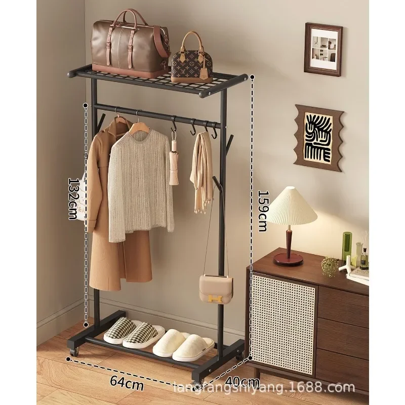 Door hanger Floor-to-ceiling hanger Dormitory rental Autumn and winter hanging bag rack Bedroom hanging clothes rack Coat rack