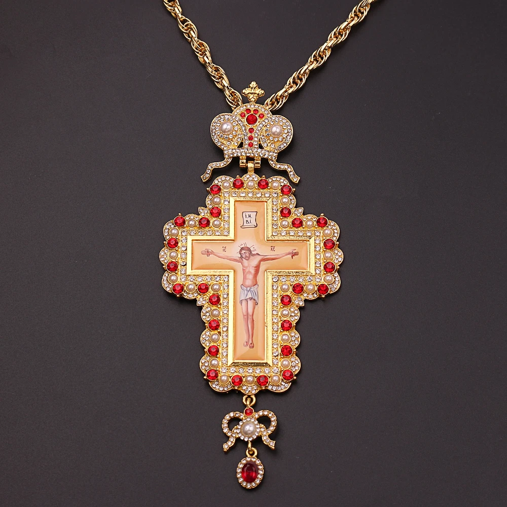 Gold Color Pectoral Cross Cros - Men'S Accessories Vintage recension och pris