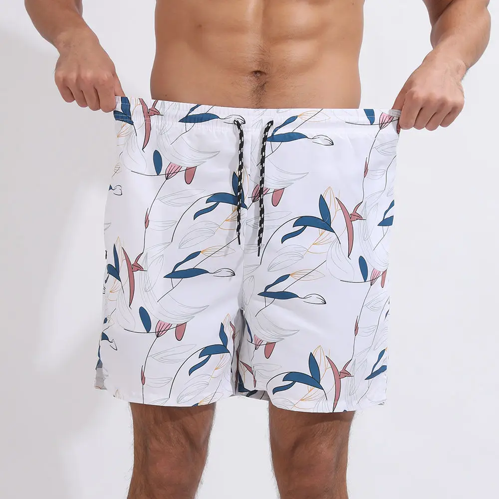 Men's Fashion Printed Quick-Drying Shorts Summer Casual Shorts New Multifunctional Sports Double Layer Shorts S-2XL