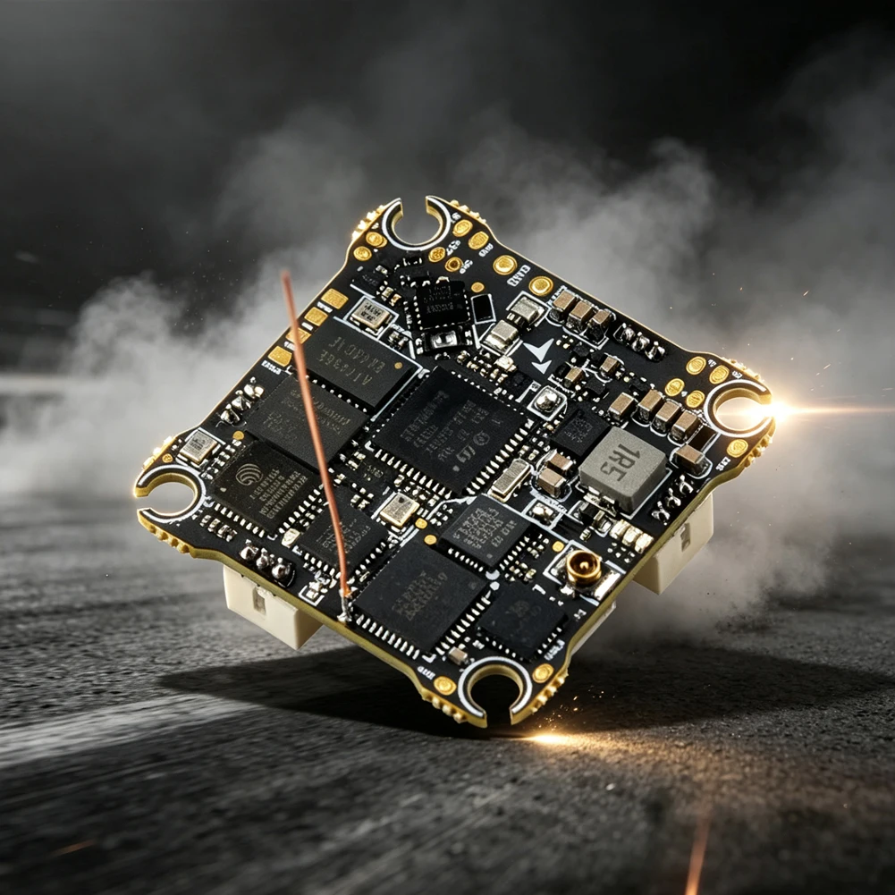 HappyModel X14 ELRS 5-IN-1 AIO Flight Controller for Mobula8 85mm 2 Inch Cinewhoop Tiny FPV Drone