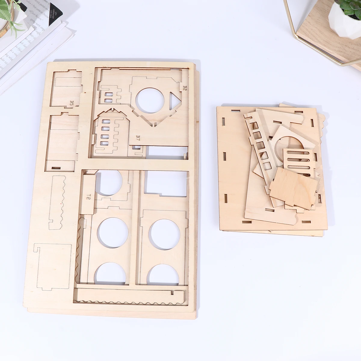

Wooden Hamster House Thickened Durable Natural Wood Pet House For Small Animals Diy Decor Stickers Chew Villa Mouse Hut Summer