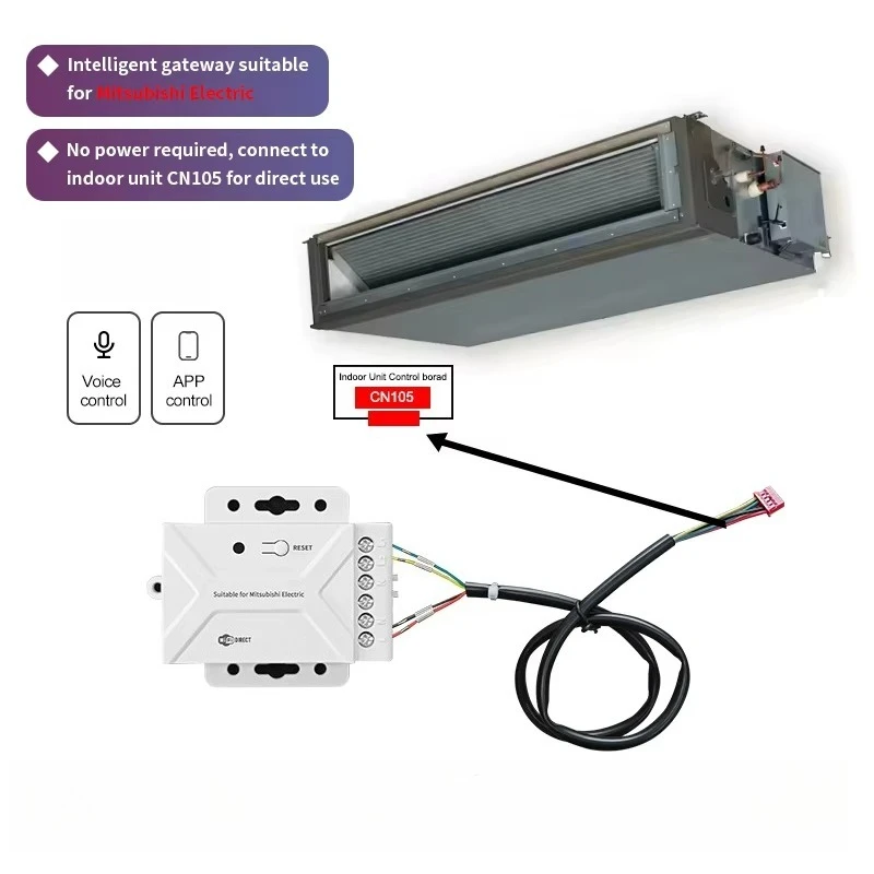 WiFi Adapter VRF Smart CN105 Air Conditioning Module Home Wi-Fi Smart Alexa & Google Compatible Thermostat