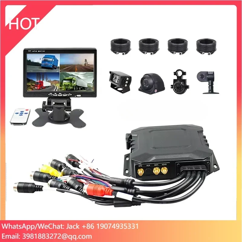 

4ch Waterproof Ssd Vessel Fleet Management Mdvr Gps Tracking Wifi 4 Channel Cameras 1080p Mdvr Kit 4g Para Vehiculo Mobile Mdvr