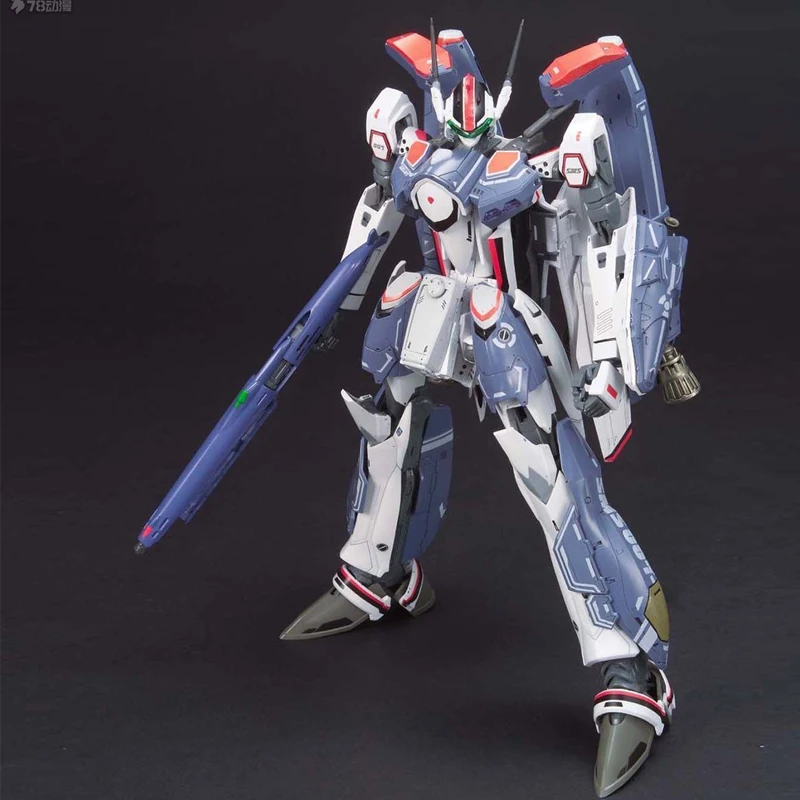 バンダイオリジナル スーパータイムフォートレス アセンブリ 1-72 VF-25F スーパーメシヤ 初期型女性機体 アニメアクションフィギュア組み立て玩具
