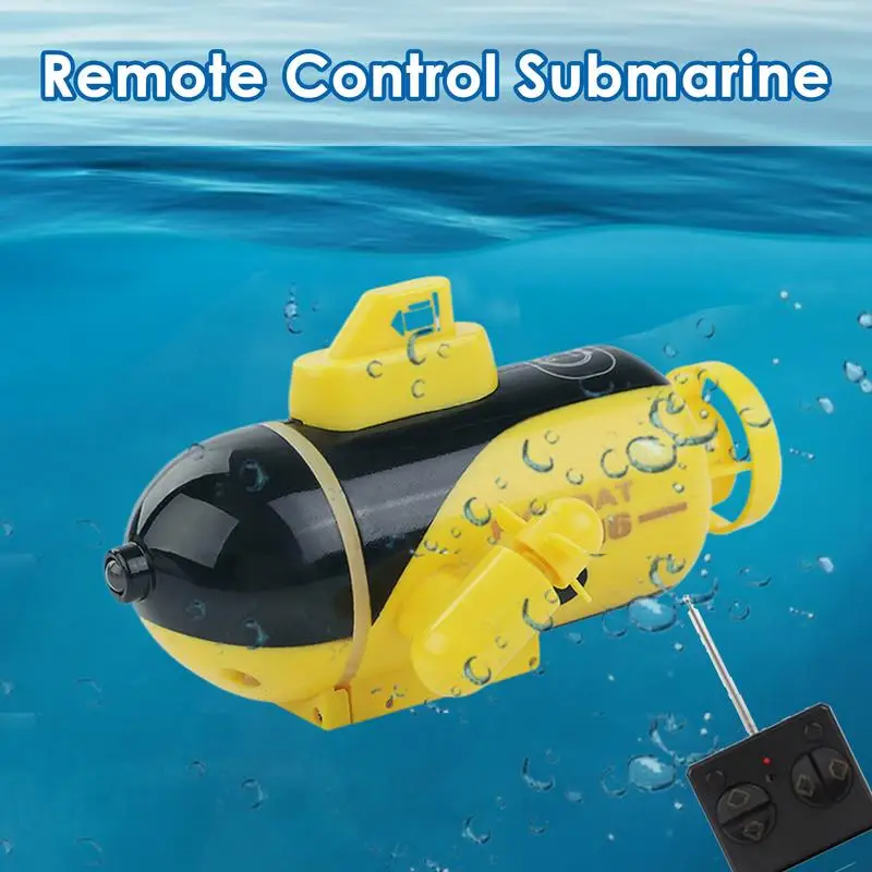 Submarino de controle remoto rc barco de corrida navio à prova dwaterproof água recarregável rc submarino brinquedo água para mergulho em piscinas lagoas