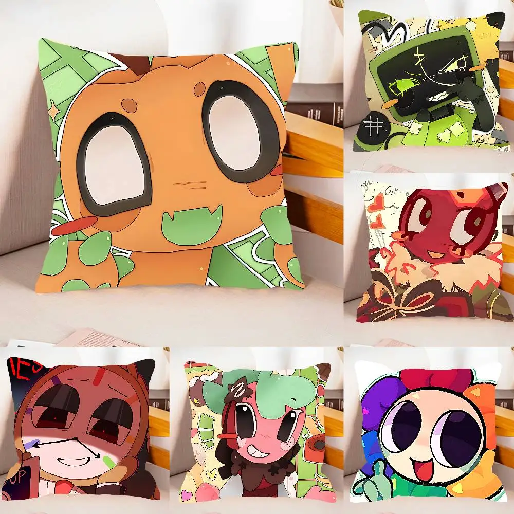 Funny Game D-Dandys World Case Plush Fabric Soft Pillowcase Double Sided Print Cushion Cover Household Gifts