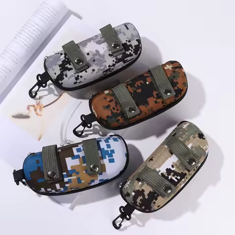 1Pc Fashion EVA Glasses Box Unisex Zipper Box Travel Portable Waterproof Glasses Case Sunglasses Case Anti-knock Protective Box