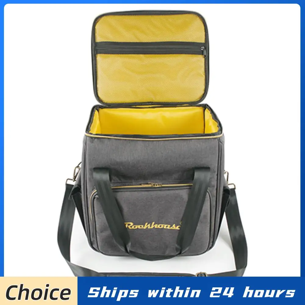 

Vinyl Records Carrying Bag Large Capacity Waterproof Record Storage Bag Multi-Pocket Thicken Padded CD Bag for Music Lovers Gift