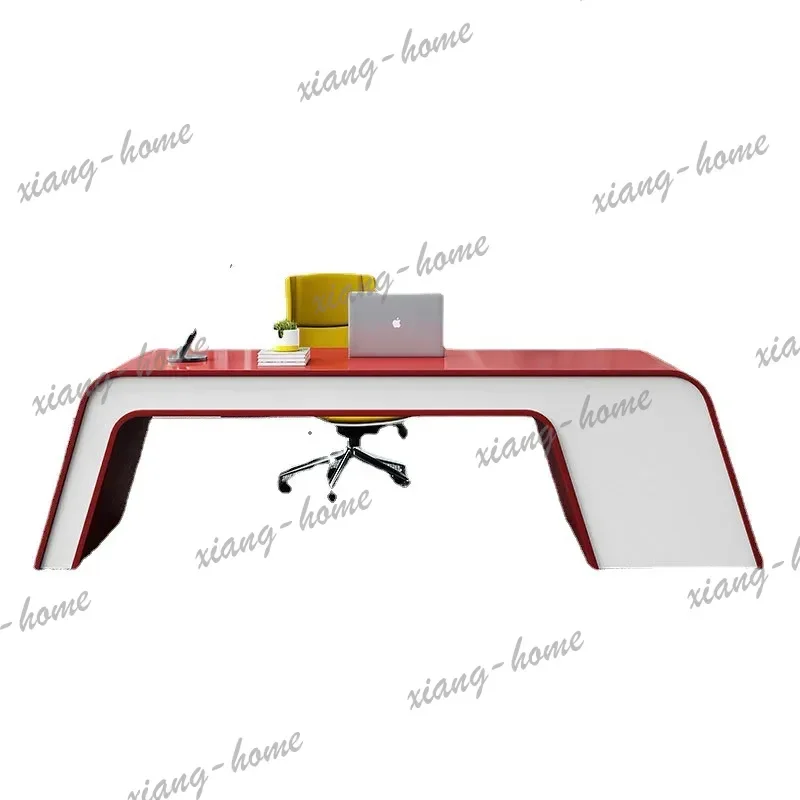 Factory Direct Modern Designer Aesthetic Office Desk Kawaii Big Executive Drawers White Office Desk Corner Mesa De Escritorio Fu