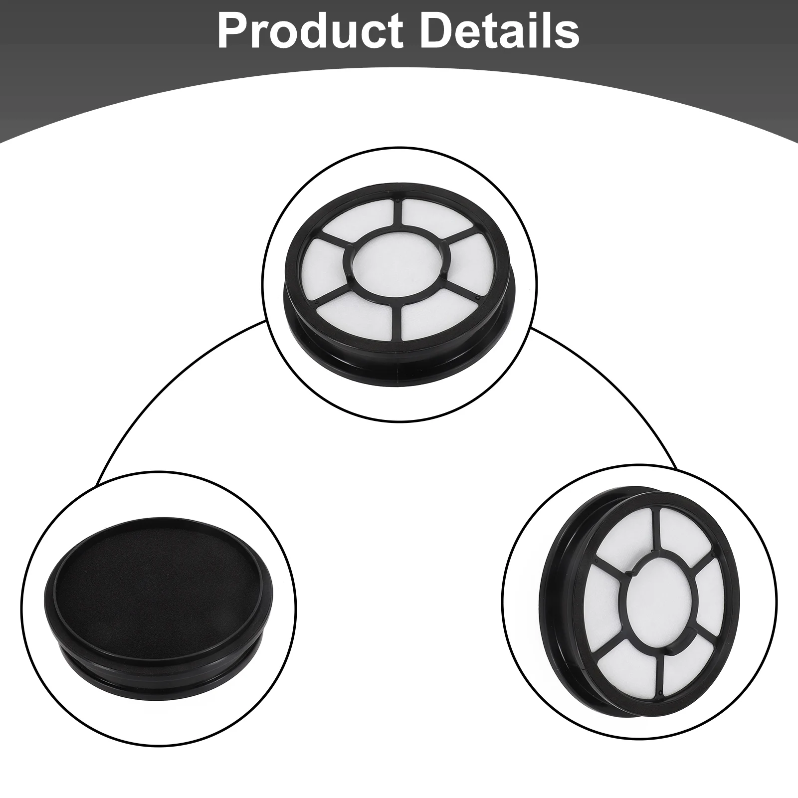 1 filtro reutilizable para Beldray para BEL0648N Turbo giratorio repuestos de aspiradora accesorios de repuesto