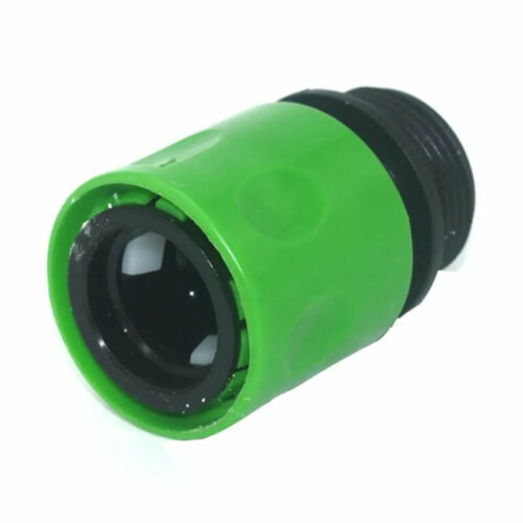 3/4-дюймовый женский и мужской комплект фитингов для шланга, садовый адаптер для воды, быстрый разъем, АБС-пластик, зеленые детали оборудования для полива