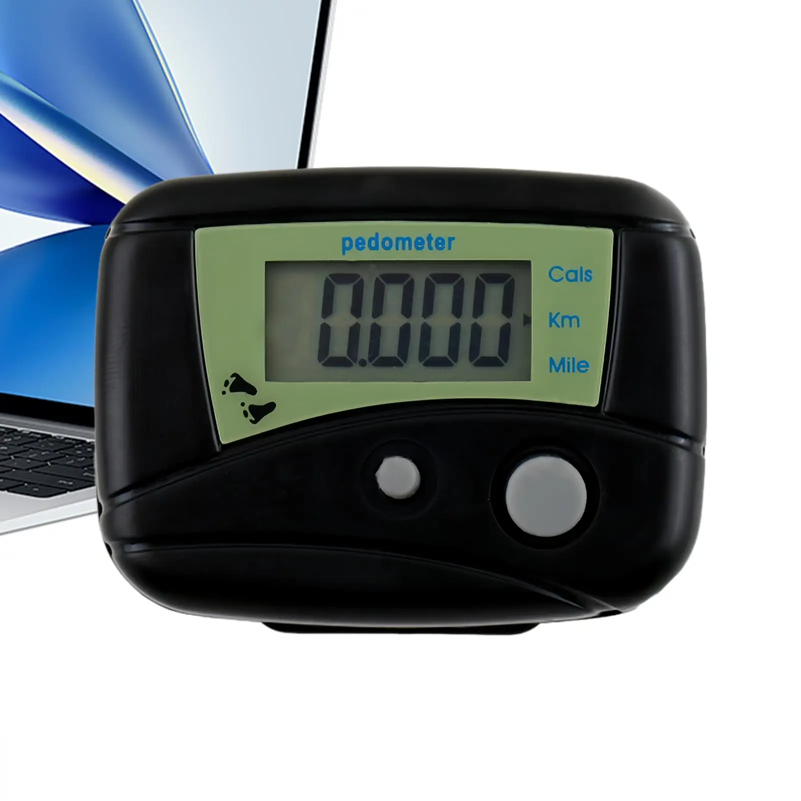 Digital Walking Pedometer Built-in Clip Mini Step Meter LCD Display Multi-Function for Outdoor Jogging Training Running