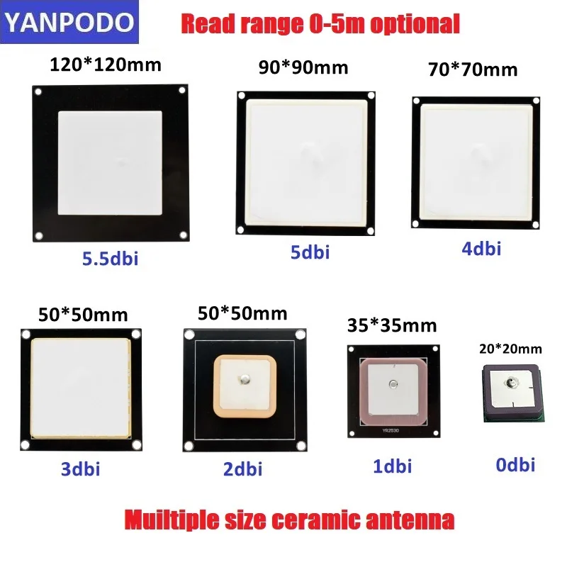 Yanpodo UHF RFID Integrated Module reader&writer 3dbi Antenna USB/TTL Aonnector with Raspberry Pi for Embedded System