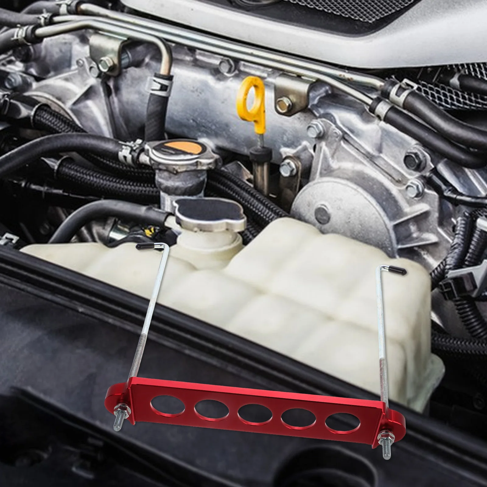 دعامة سيارة من سبائك الألومنيوم، حامل آمن لدعم صيانة تركيب السيارة