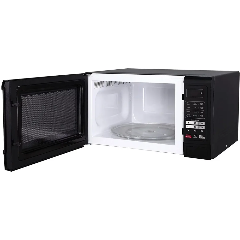 1.6 copper feet 1100W desktop microwave, free delivery of kitchen essentials, with black button door, new