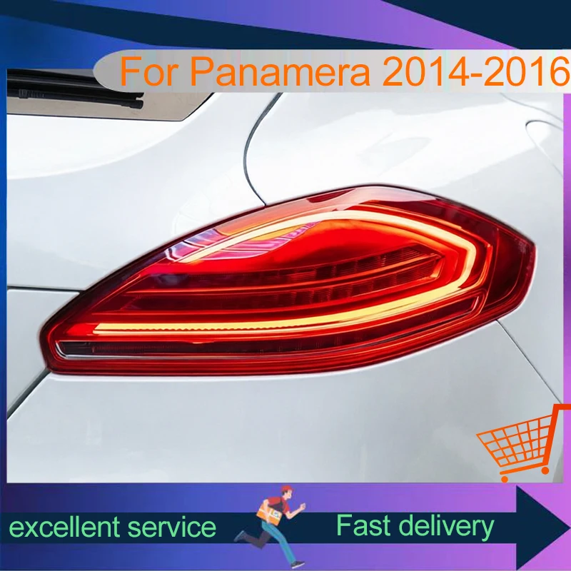 Powerful Headlights for Cars Porsche 2014-2016 Panamera Front Lamp Projector Lens DRL LED Bulbs Turn Signal Car Accessories
