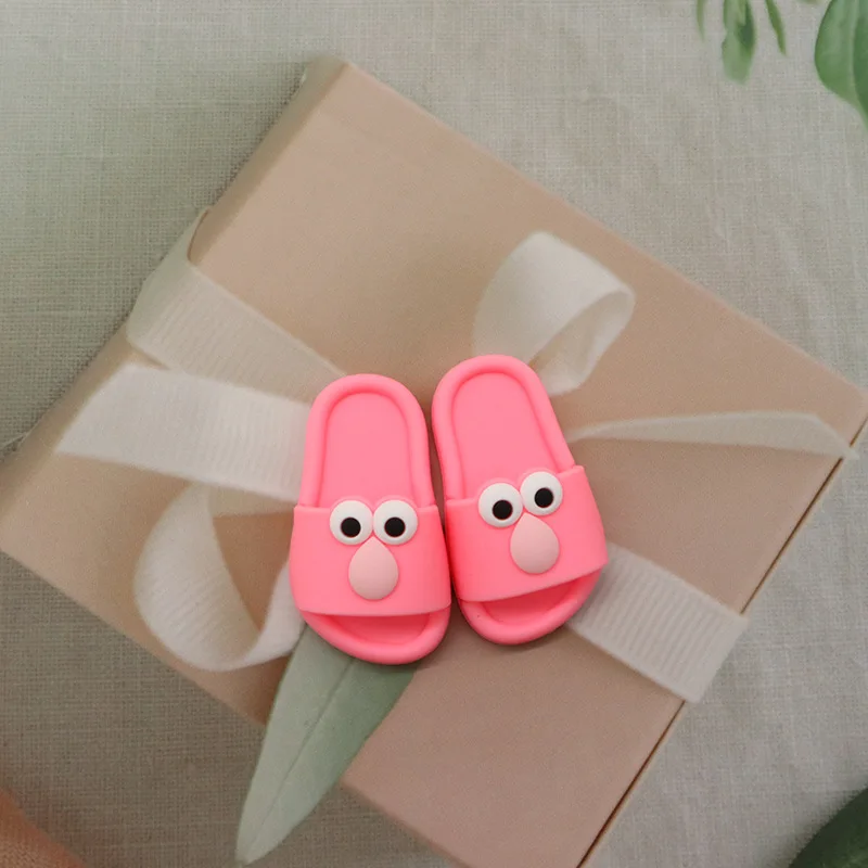 1/6 Bjd Pop Cartoon Schoenen 30Cm Pop Schattige Grote Ogen Slippers (4.2X2Cm)