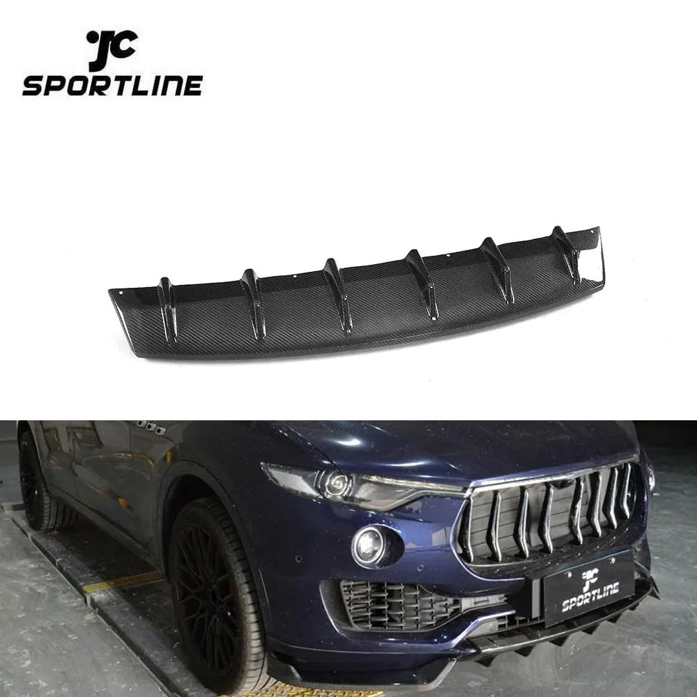 

Carbon Fiber Car Front Lip for Maserati Levante S Sport Utility 4-Door 2016-2017