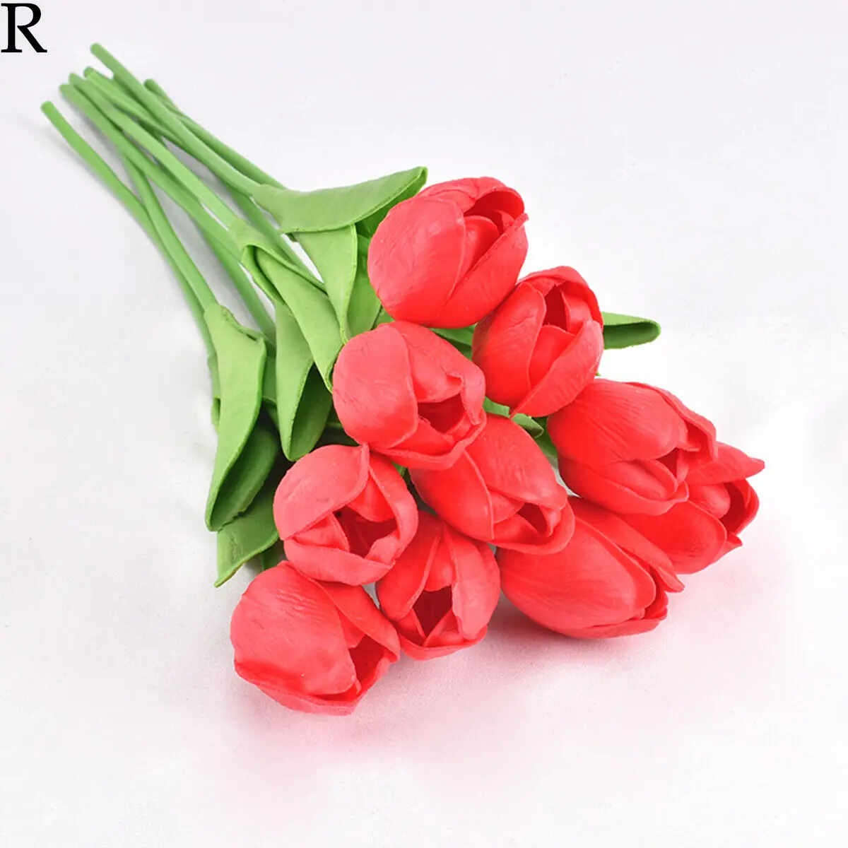 

10pcs Artificial Tulip Flowers False Fake Bouquet Real Touch Home Wedding Decor