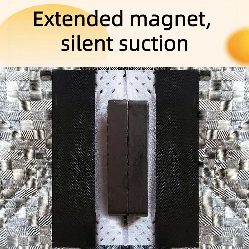 Black magnetic winter thick door curtain, easy to install, no need for drilling, cold insulation, windproof partition curtain