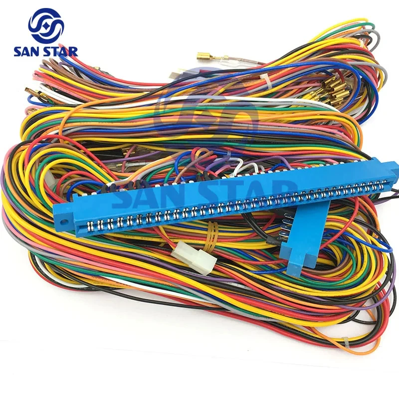 36Pin+10Pin Wiring Harness For SKILL MACHINE Coin Operate game pcb / For red board / Slot arcade game machine