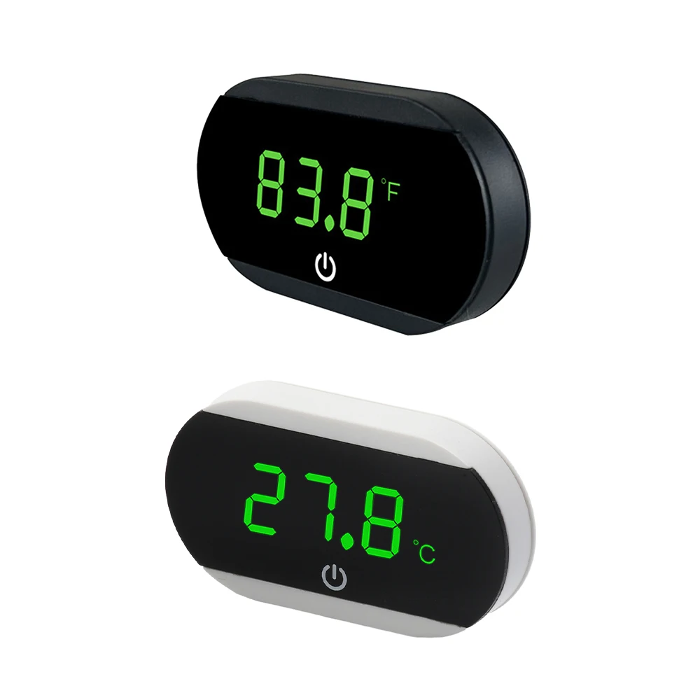 

Светодиодный HD цифровой электронный беспроводной аквариумный термометр аквариумный резервуар внешний термометр ℃ / ℉ Переключаемый 0-60 ℃ (32-140 ℉ )