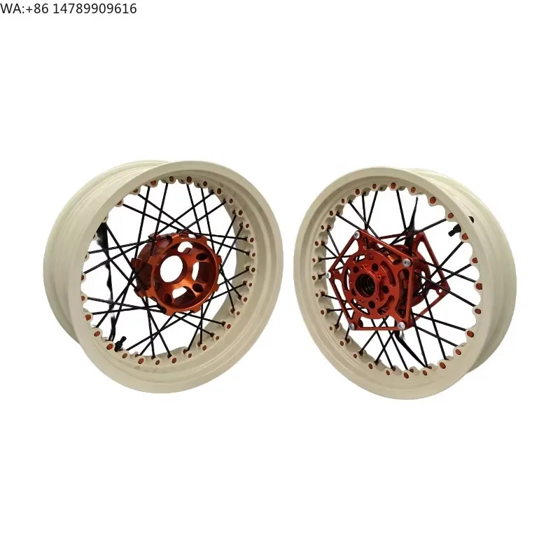 

Premium Bespoke Full-size Motorcycle Rims2.15*21" / 4.25*17" Motorcycle Spoked Tubeless Wheels Rims Set For R NineT PureMoto