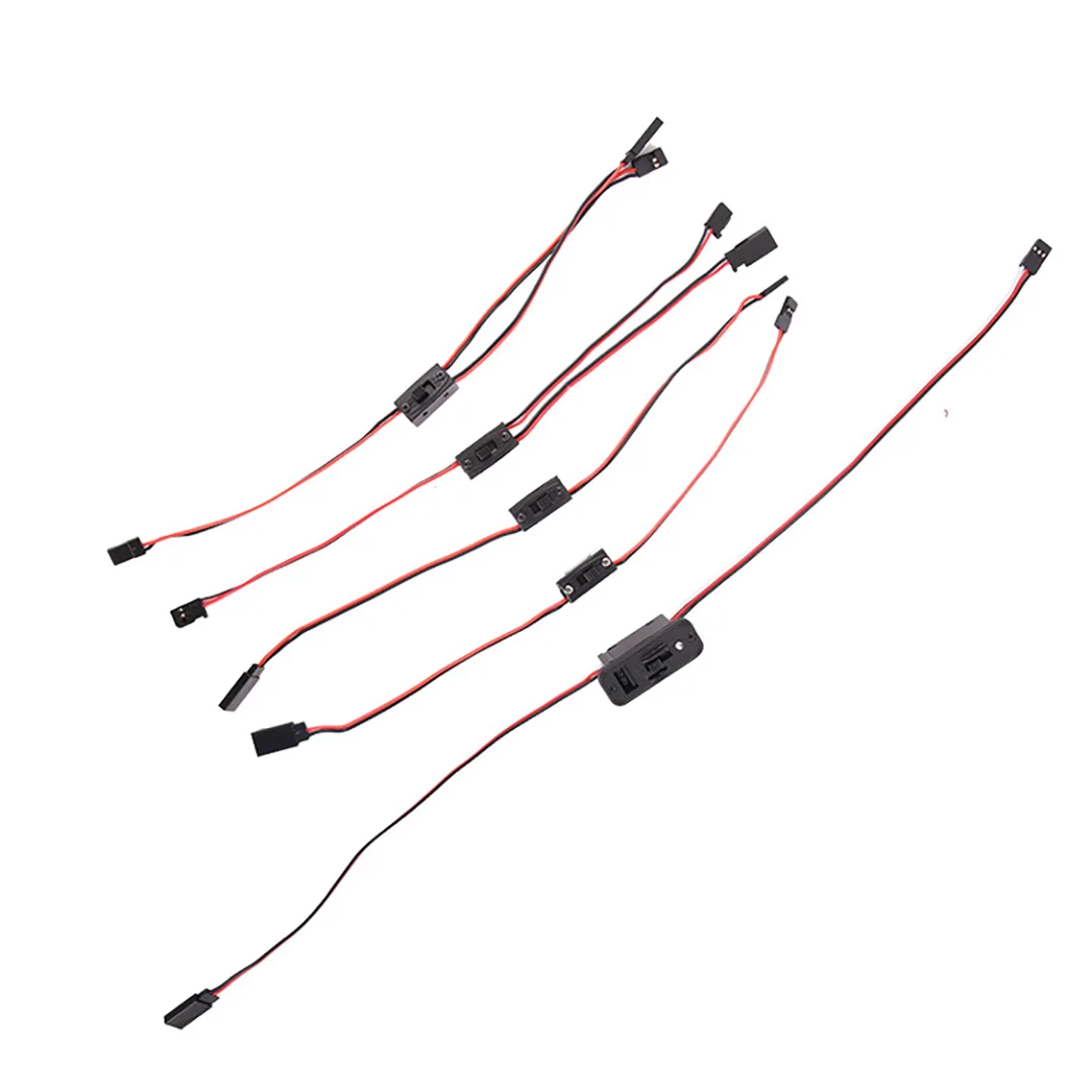 

4 шт./лот, 30 см, двух/трехпроводной переключатель, универсальная вилка, 2/3-позиционный разъем включения и выключения питания, переключатель приемника для RC JR FUTABA