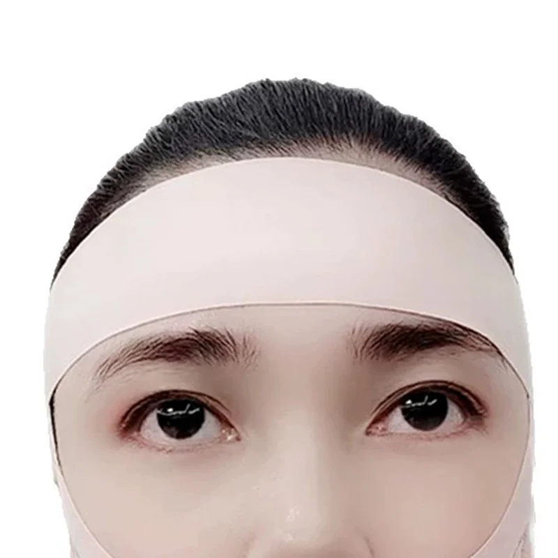 Correa de levantamiento de frente, correa de elevación Facial, correa de presión para la frente, tira de compresión Facial, lavable y reutilizable, 1 ud.