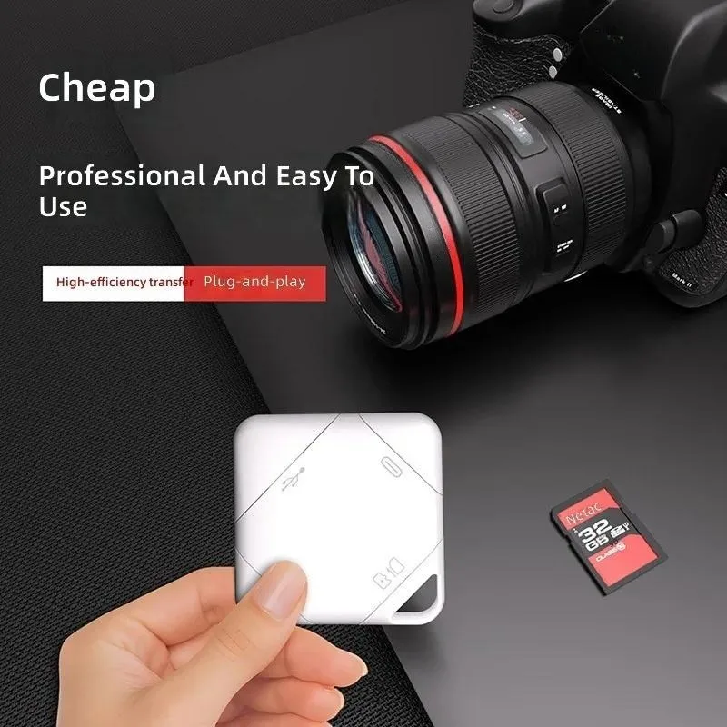 for iPhone Type C USB Computer Android Tablet Multifunctional Magnetic Card Reader SD TF