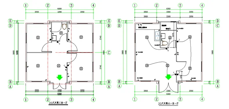 BESTE PRIJS PREFABRICATED HOME LUXE OPVOUWBAAR 2 SLAAPKAMER UITBREIDBAAR 20FT 40FT CONTAINERHUIS VOOR HOTEL /VILLA