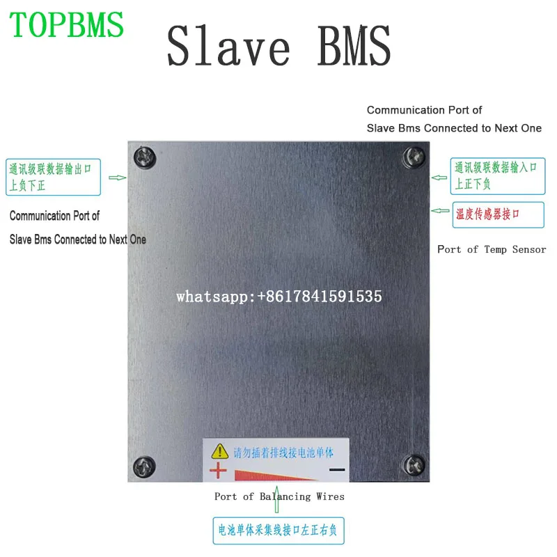 TOPBMS  BMS 4S-192S BMS Bluetooth DISPLAY CANBUS DischargingCharging 200A 300A EV Photovoltaic energy storage