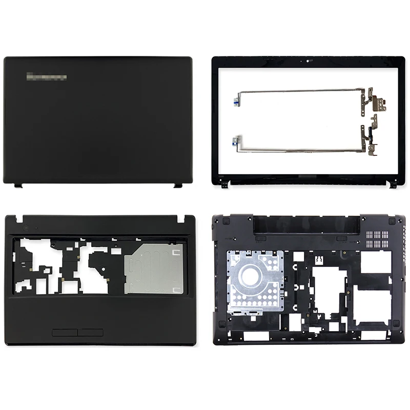 Новинка для ноутбука Lenovo IdeaPad G585, задняя крышка ЖК-дисплея, передняя панель, петли, упор для рук, нижняя часть корпуса AP0N 2000410   АП0Н 2000100   АП0Н 2000324
