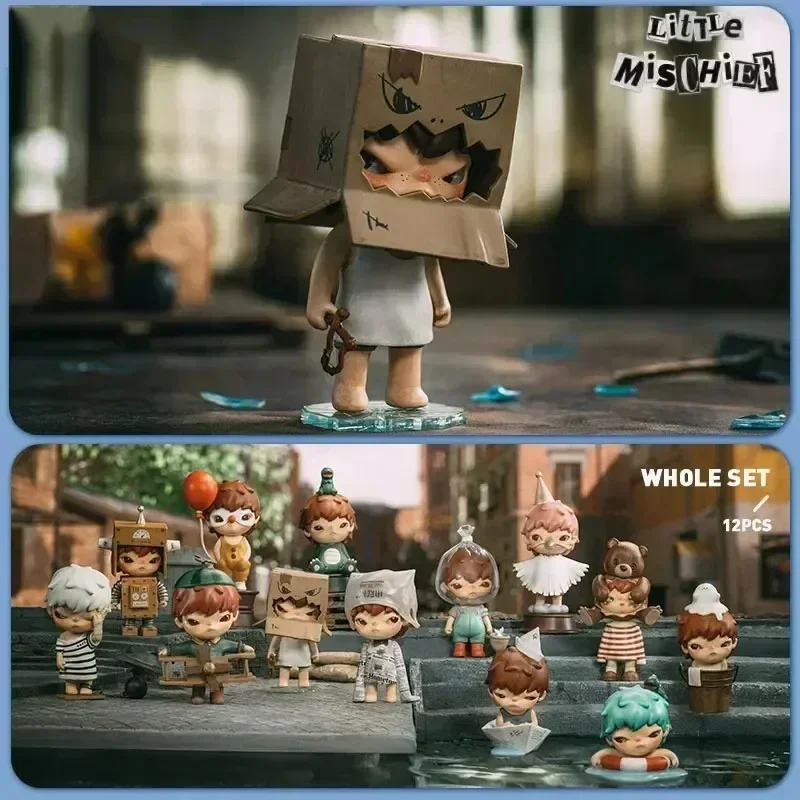 

Hirono Little Mischief Series слепая коробка Guess Bag Mystery Box милые аниме-фигурки игрушки куклы настольные украшения коллекция подарок милый