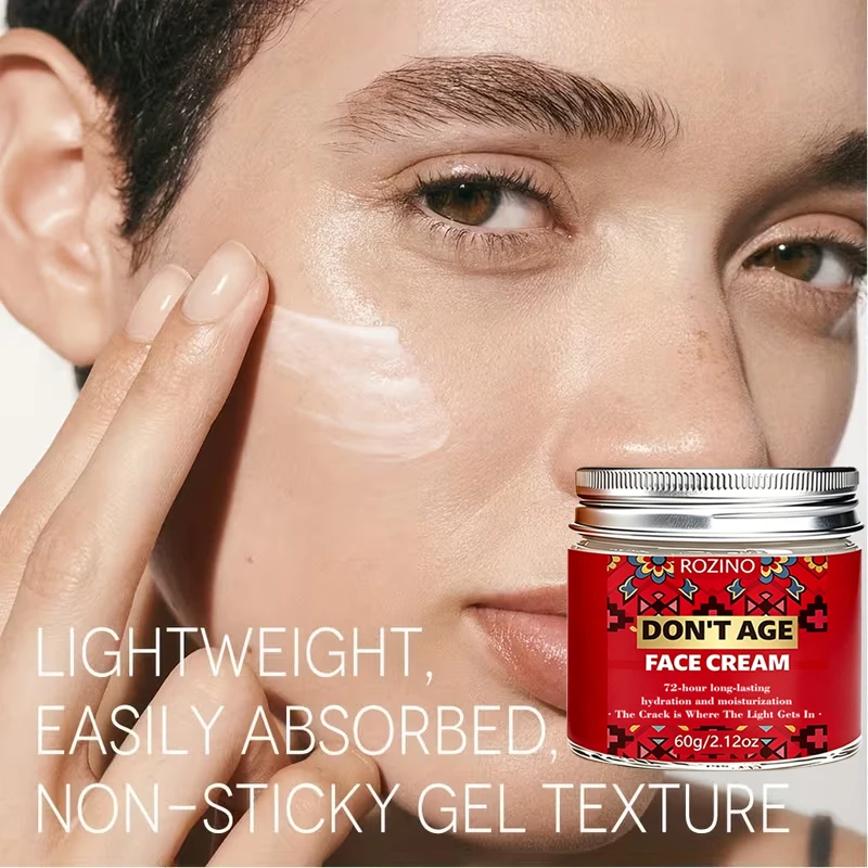 ROZINO Moisturizing Firming Care Cream has a smooth and creamy texture, is skin-friendly and easily absorbed. Provides ample hydration to the skin, improves dryness and roughness, maintains skin's elasticity and texture, and features a gentle formula suitable for daily facial and body skin care.