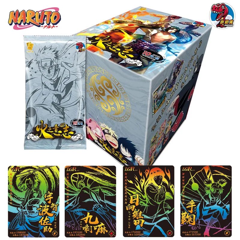 

Naruto Exquisite Peripheral Collection Cards Booster Box Anime Character Rare Limited TCG Game Playing Card Kids Birthday Gifts