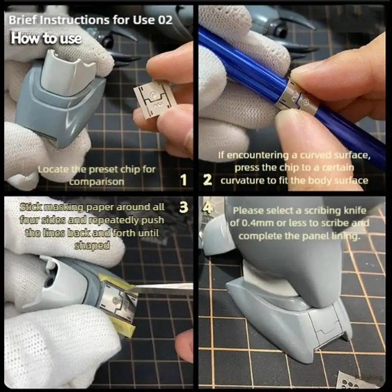 

652F Мягкая линейка для рисования деталей, добавление шаблонов, изогнутые поверхности, инструмент для рукоделия для модели, для