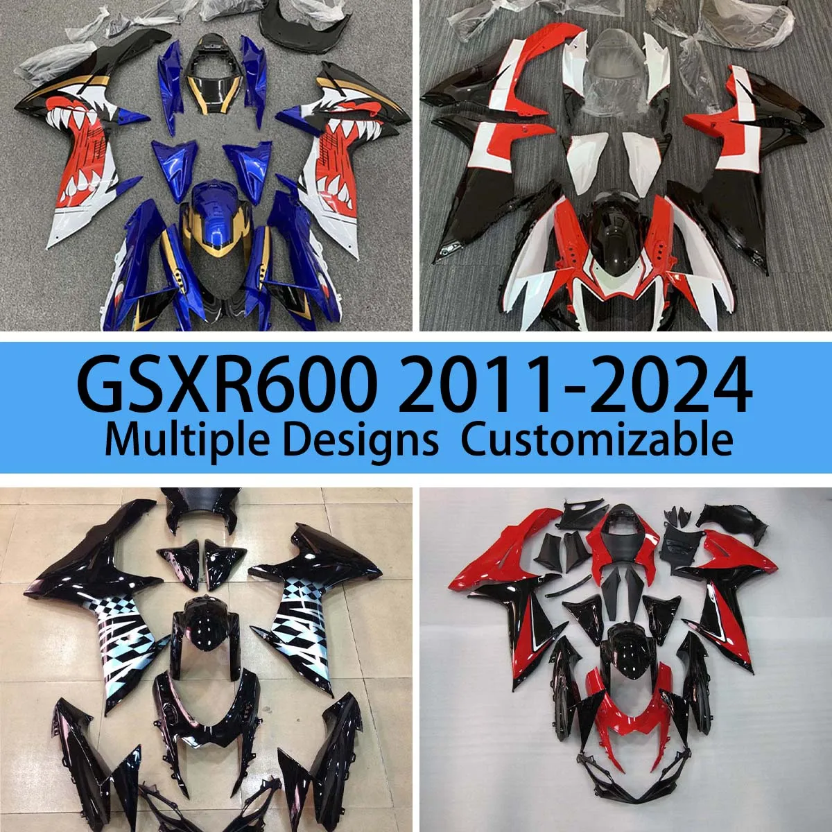 For GSXR600 GSXR750 2011-2020 2021 2022 2023 2024 Best Unique Fairing Kit GSXR 600 750 11 12 13 14-24 Motorcycle Fairings