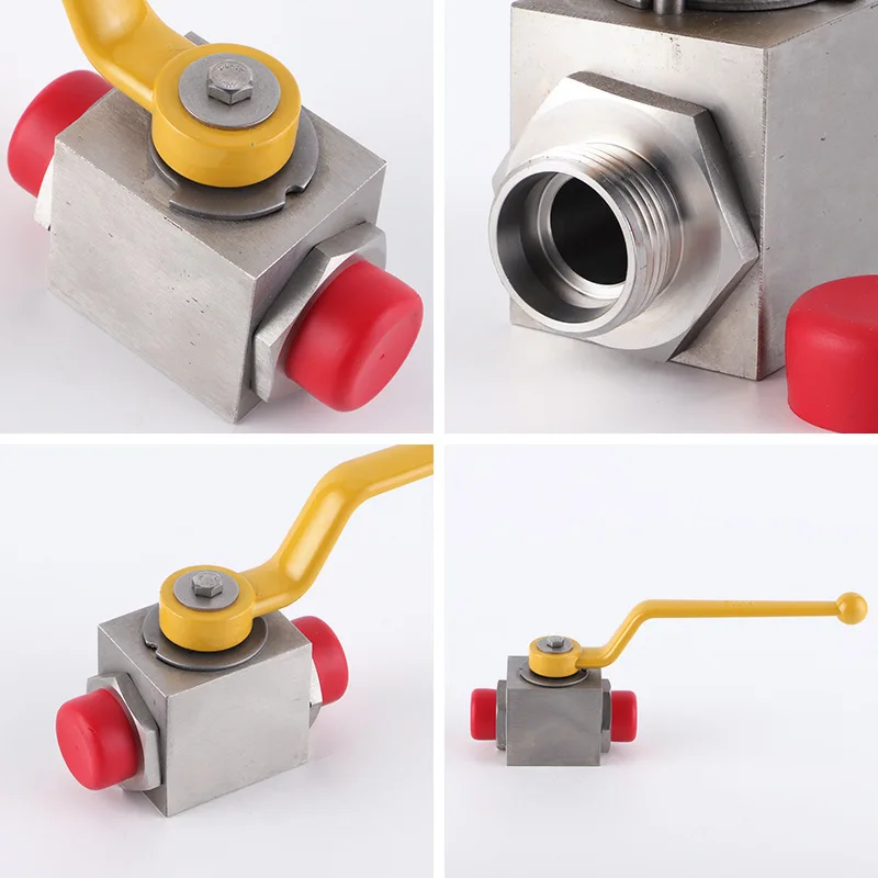 KHB-22LR stainless steel hydraulic valve welded pipe butt welded high pressure ball valve