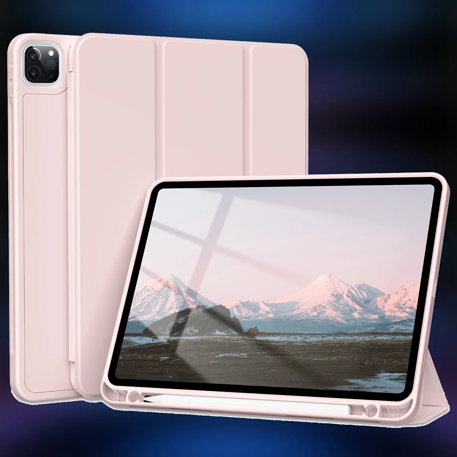 Case for iPad Pro 11 13 M4 12.9, Air 11 13 M2 Air 4/5th 10.9, 10th 10.9, 7/8/9th 10.2, mini 6, Soft Smooth Back Protective Cover