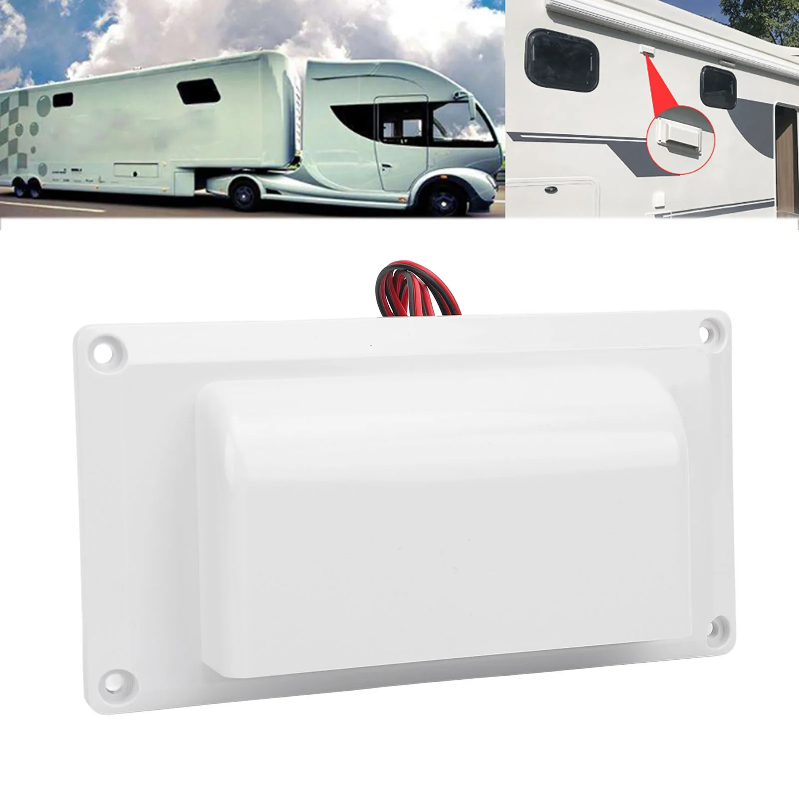 

Боковой вентилятор для автодома, 12 В, 15 Вт, высокая мощность, боковой вентиляционный вентилятор, вытяжной вентилятор для автофургонов, кемперов, прицепов, аксессуары