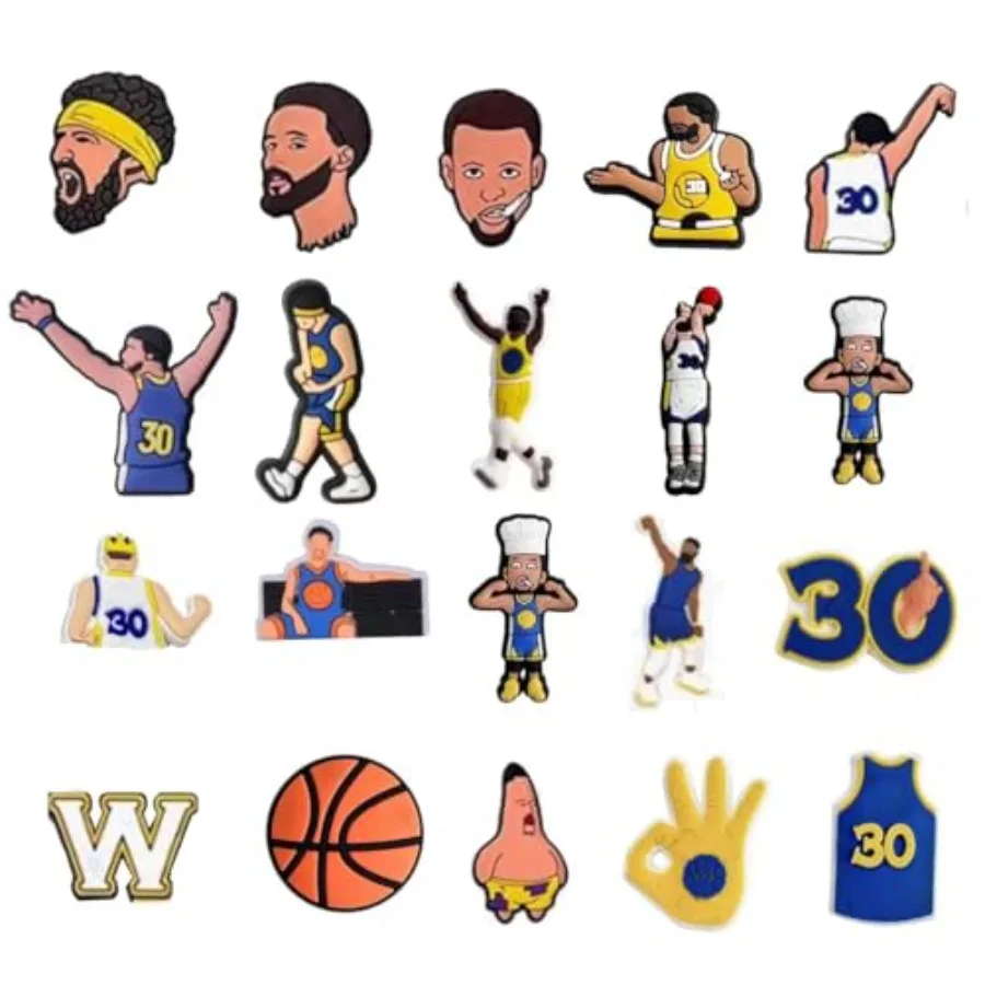 

Подвески для баскетбольной обуви для мальчиков Xmas GT, 20 шт., спортивная обувь, подвески для булавок Sls