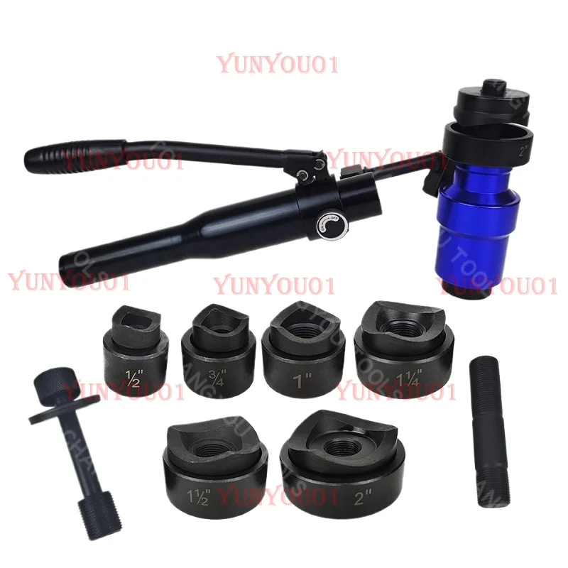 AAAAA  TPA-10C  Hydraulic Manual Steel Hole Drilling Machine Hand Hole Digger