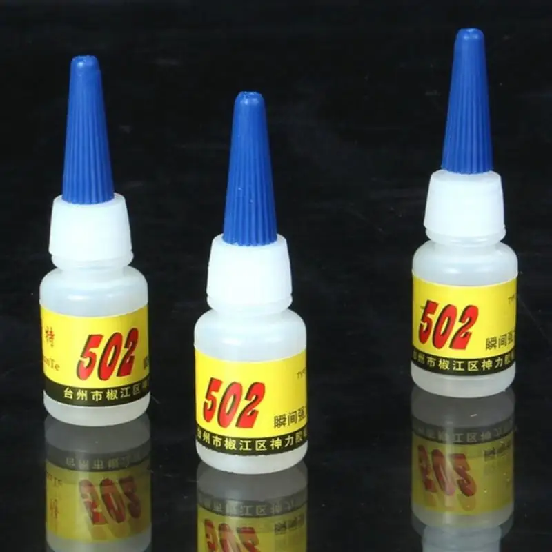 1Pcs 502 Quick-drying Super Glue Instant Cyanoacrylate Adhesive Strong Bond Fast Crafts Repair Super Glue